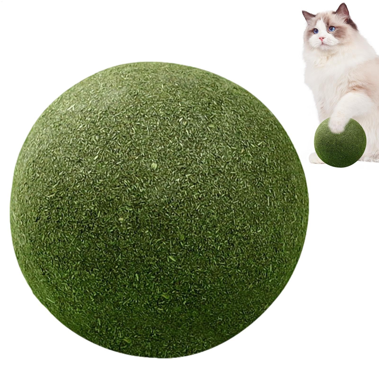 10cm Large Catnip Balls | Edible Kitten Lick Toys | Healthy Lickable Cat Ball Catnip Toys | Stress Reducing Cat Toy For Indoor Cats, Outdoor Kittens