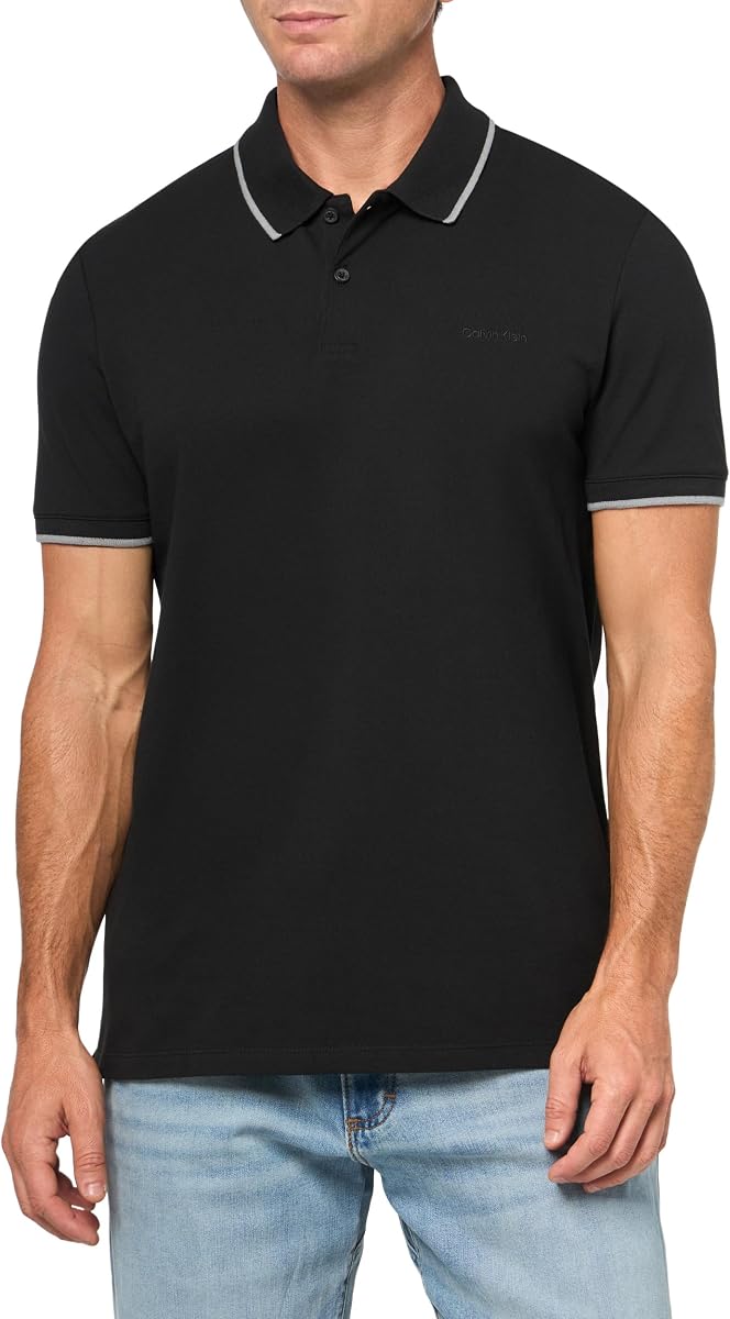 Polo Liquid Touch Stripe para hombre con protección UV