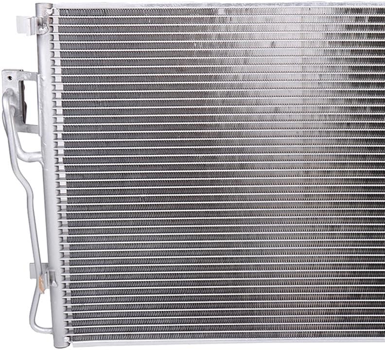 13194 Radiator and 3882 AC Condenser Fit for Hyundai for Santa Fe 2.4L 2010-2012 for Hyundai for Santa Fe 3.5L 2010-2012 for Kia Sorento 2.4L 2011-2015 Aluminum Radiator