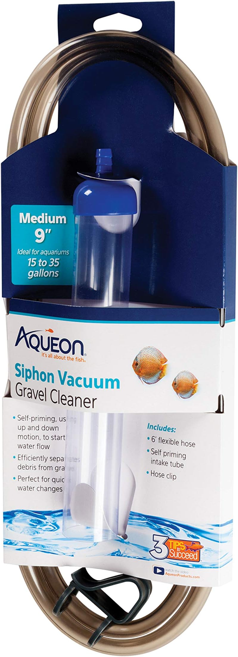 Siphon Vacuum Gravel Cleaner Medium - 9 Inches