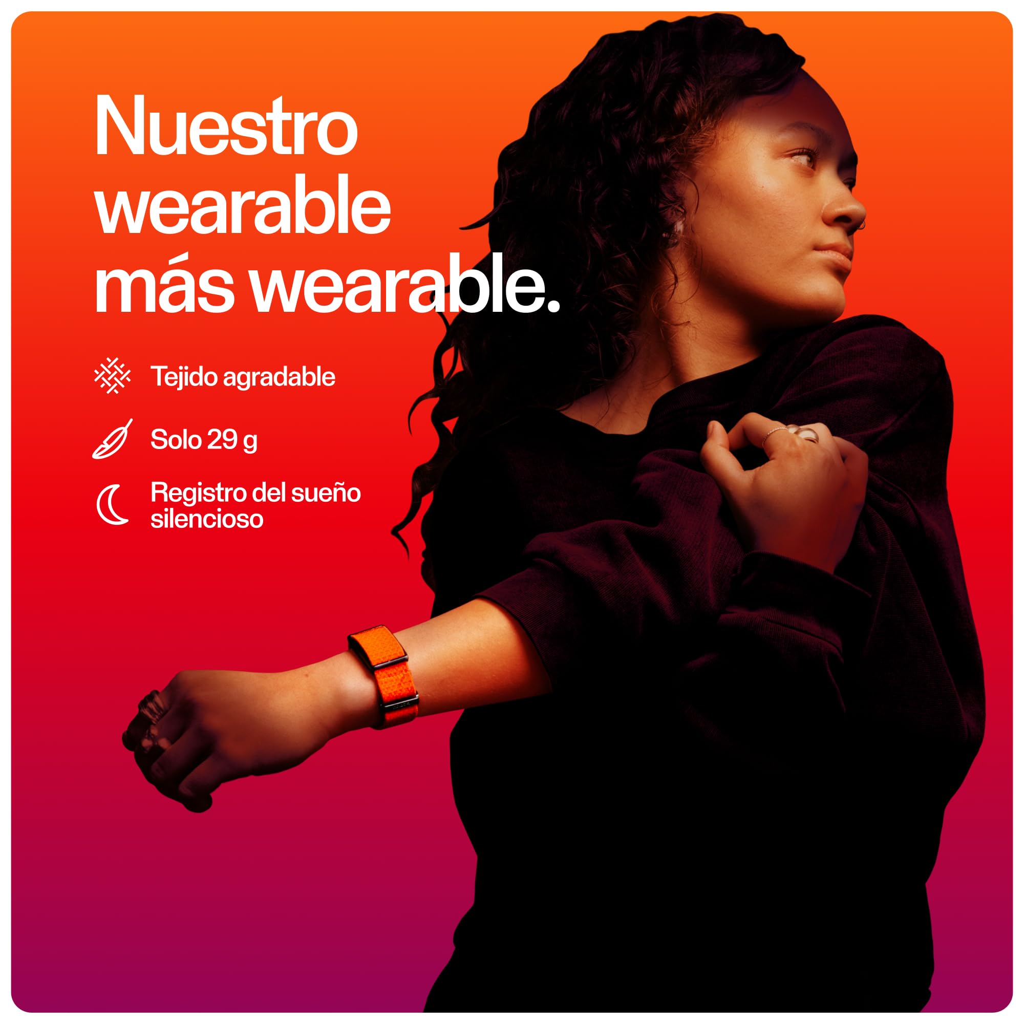 Polar Loop: Wearable de Actividad sin Pantalla con Registro 24/7 de Actividad, sueño y FC, detección automática de Entrenamiento, sin suscripción, 8 días de autonomía.