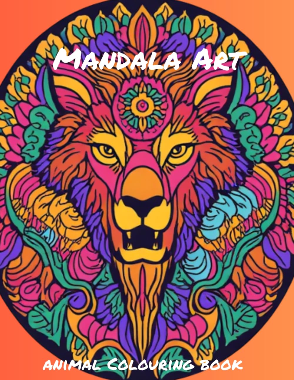Animal Mandala Coloring Book: Intricate Wildlife Patterns for Stress Relief and Mindful Creativity