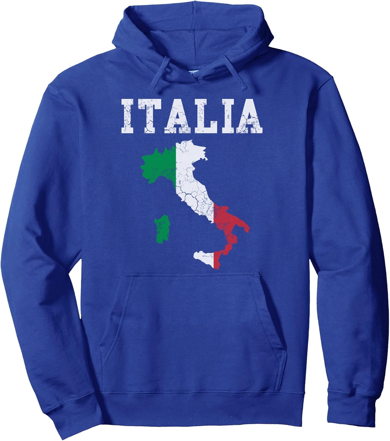 Italia Italy Flag Map Italian Italiano Family Pullover Hoodie