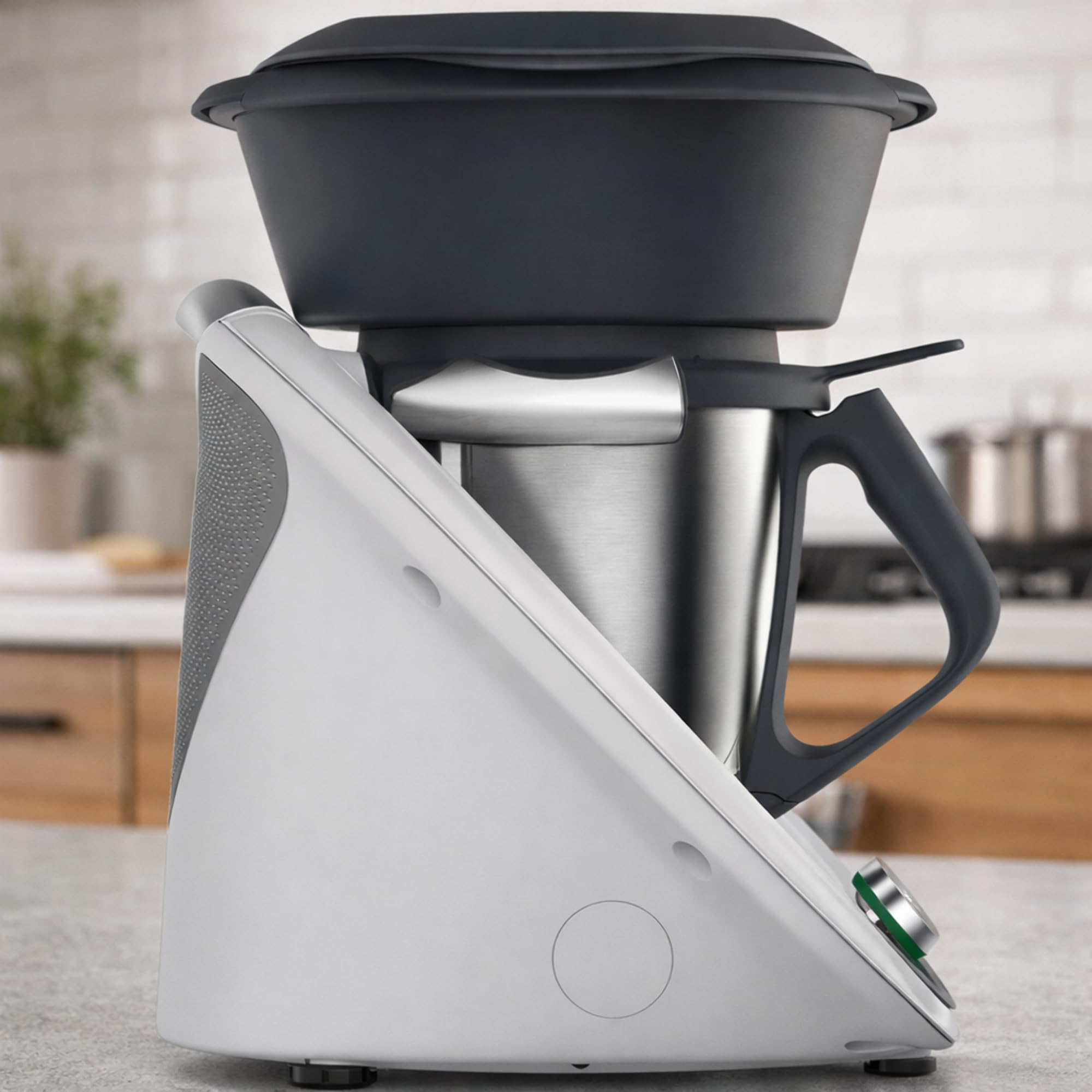 Bimby Bianco TM6 - COMPRESO DI ACCESSORI - Robot da Cucina Multifunzione con Touchscreen - 20+ Modalità - Bilancia Integrata - Facile Pulizia per Pasti Completi e Veloci
