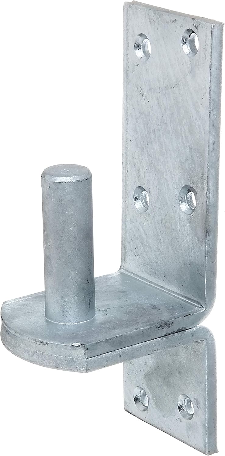 Alberts 311513 Clamp on Plate | in The Designs with DI or DII Hooks | Galvanised | Thick Layer Passivated | Backset Diameter 20 mm | Plate 189 x 60 mm