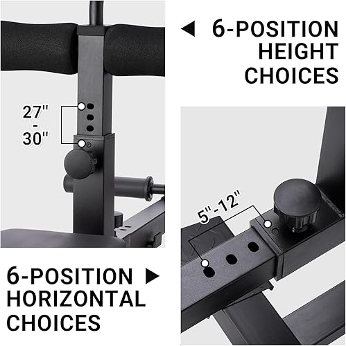 Miniatura 3 de GMWD Calf Raise Machine, Adjustable Seated Calf Machine, Calf Workout Machine with Band Pegs, Calf Exercise Leg Training Equipment Home Gym