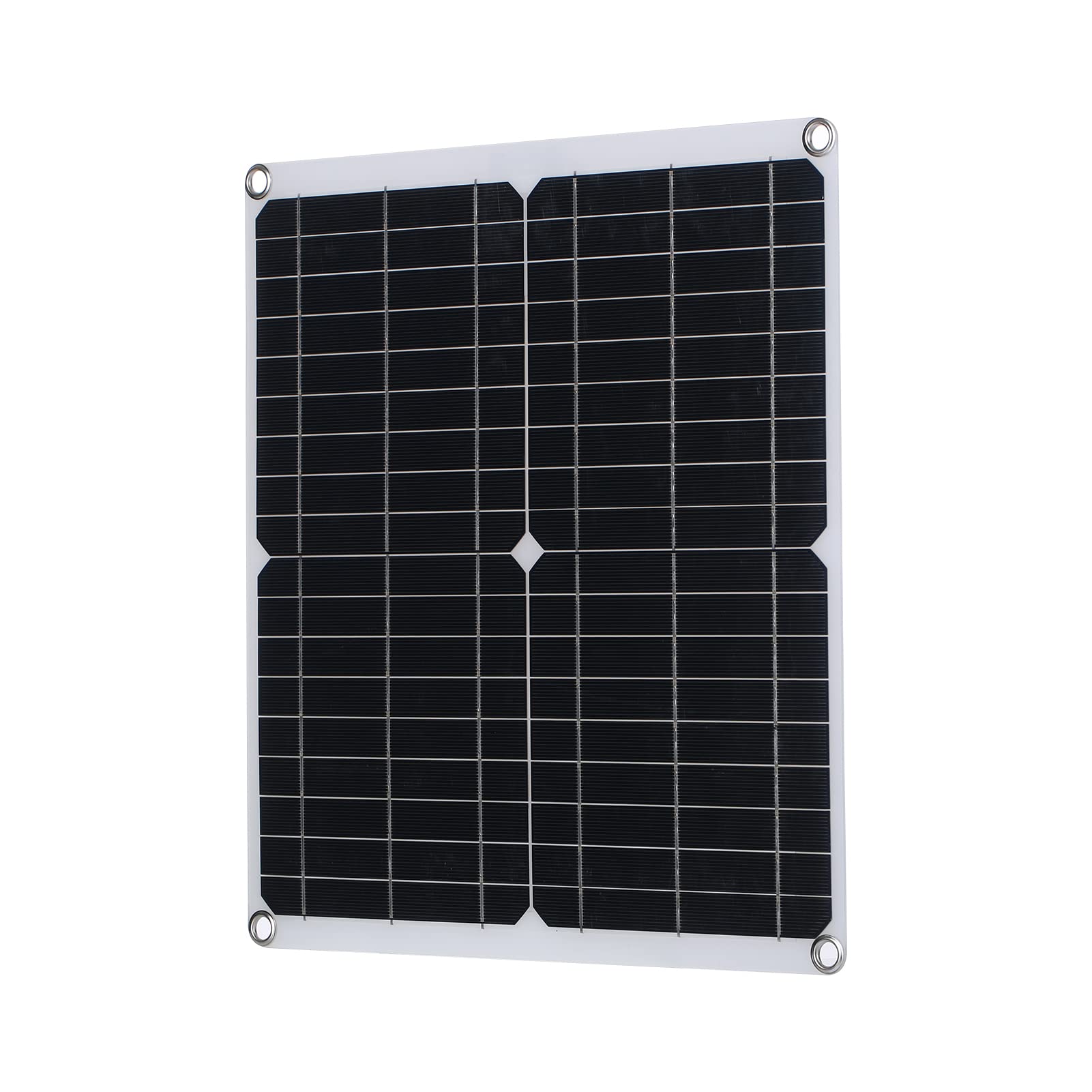 Caricabatterie e mantenitore di Batteria Portatile da Pannello Solare da 20 W, Caricabatterie di Mantenimento Impermeabile con regolatore di Carica Intelligente per Barca da