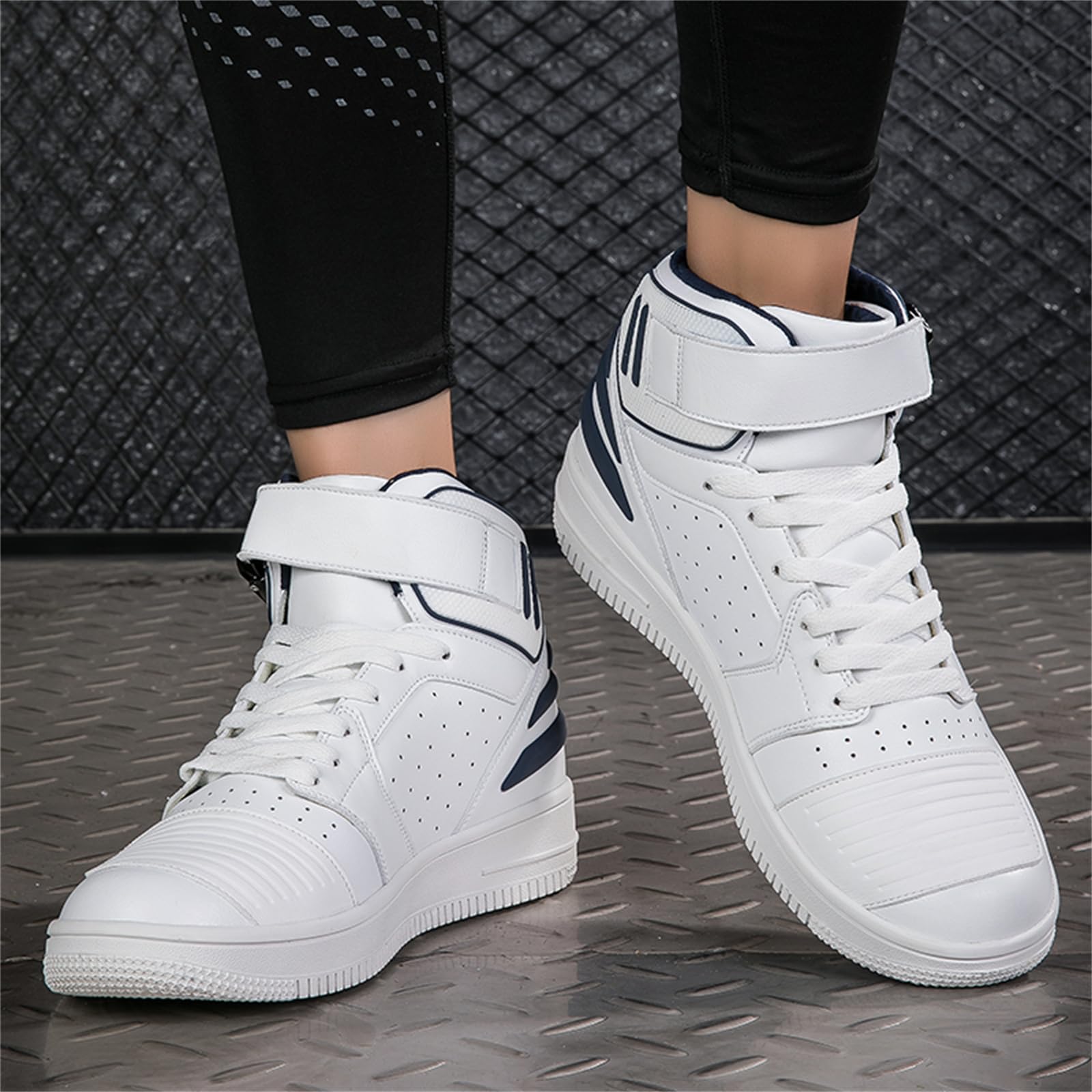 Scarpe da Moto Stivaletti da Moto da Uomo da Strada Fibbia Leggera Antiscivolo Comode Scarpe da Equitazione da Viaggio da Lavoro