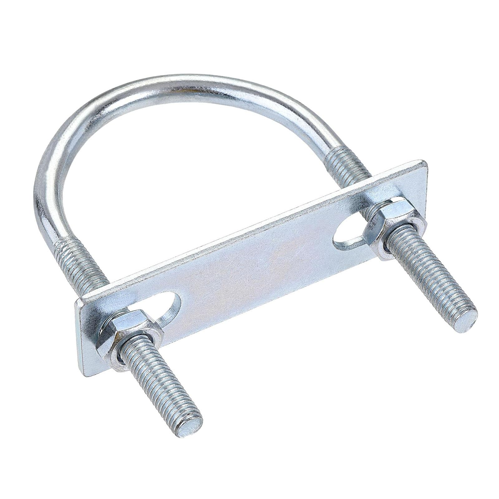 TA-VIGOR M8 Round U-Bolts, 60mm Inner Width 100mm Length Steel U-Bolts with Nut