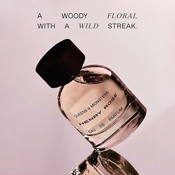 Henry Rose Travel Perfume for Women & Men - Mini Fragrance Mist with Neroli, Jasmine & Vanilla - Non Toxic, Floral Perfume and Unisex Fragrance - Queens & Monsters (0.27 fl oz)