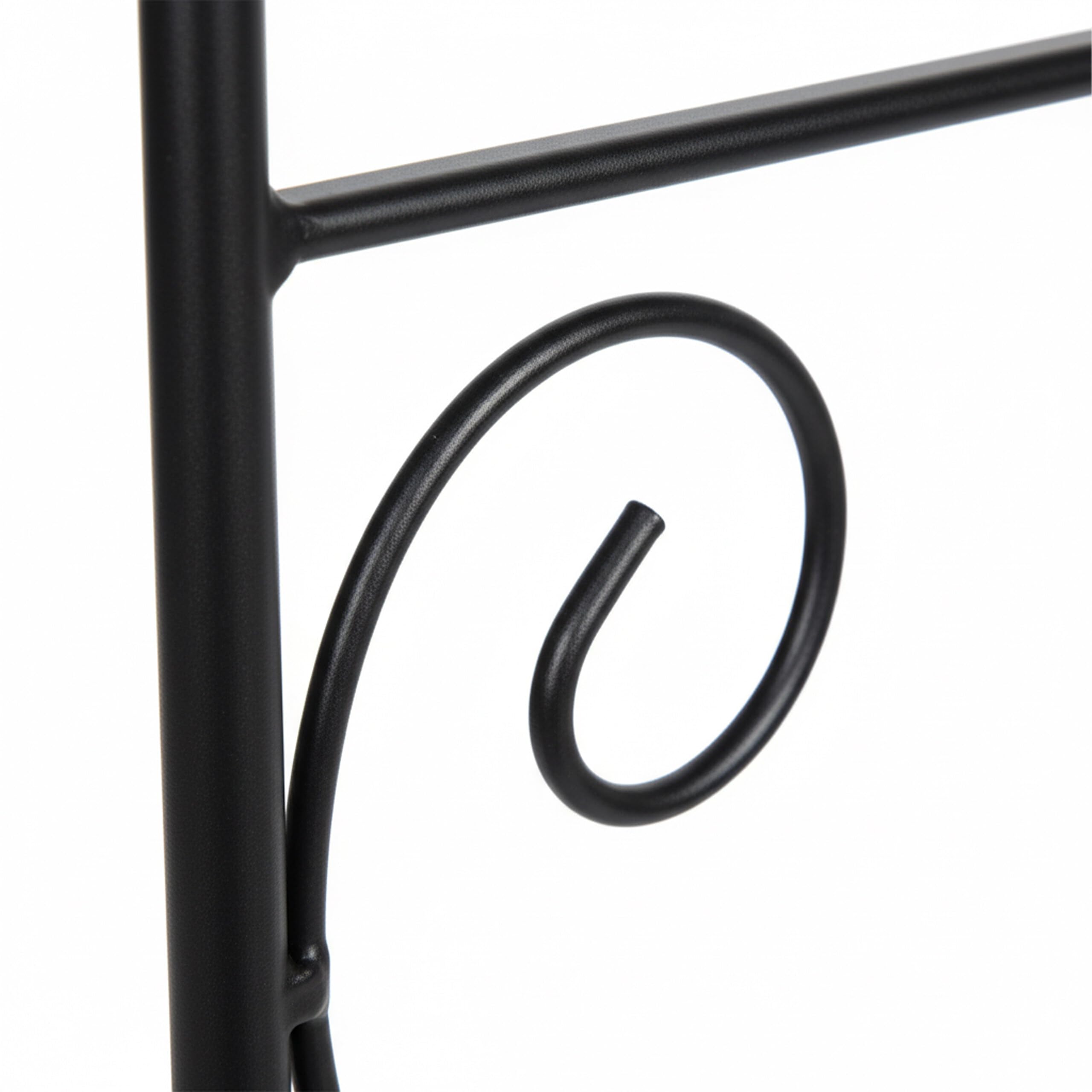 Relaxdays Griglia per rampicanti, Set 2, HxB: 116 x 50 cm, Metallo, Supporto Piante