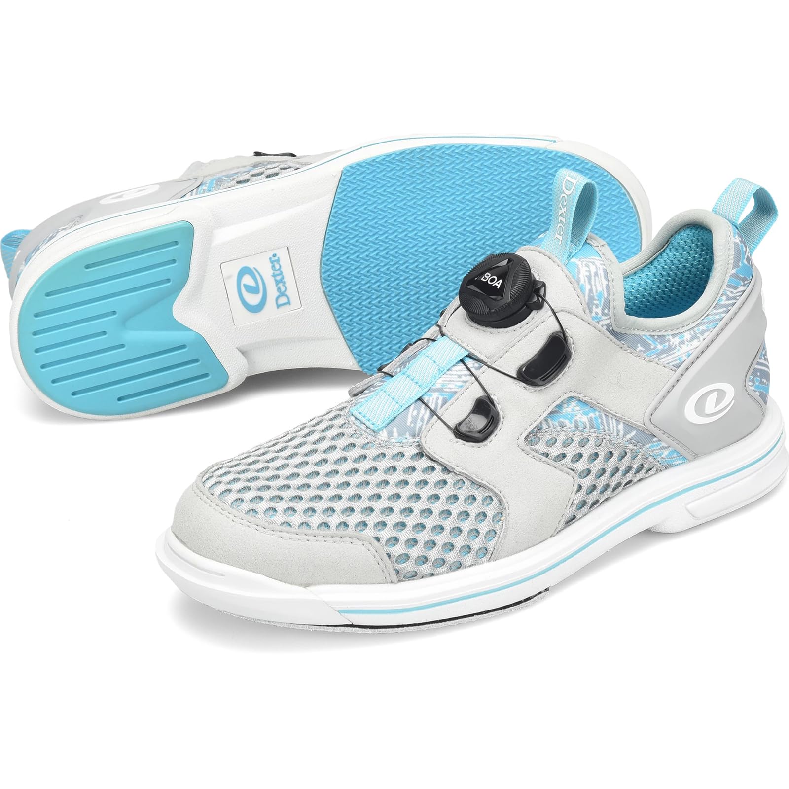 Dexter Damen DexLite Pro BOA Grey Blue Right Hand Bowlingschuhe