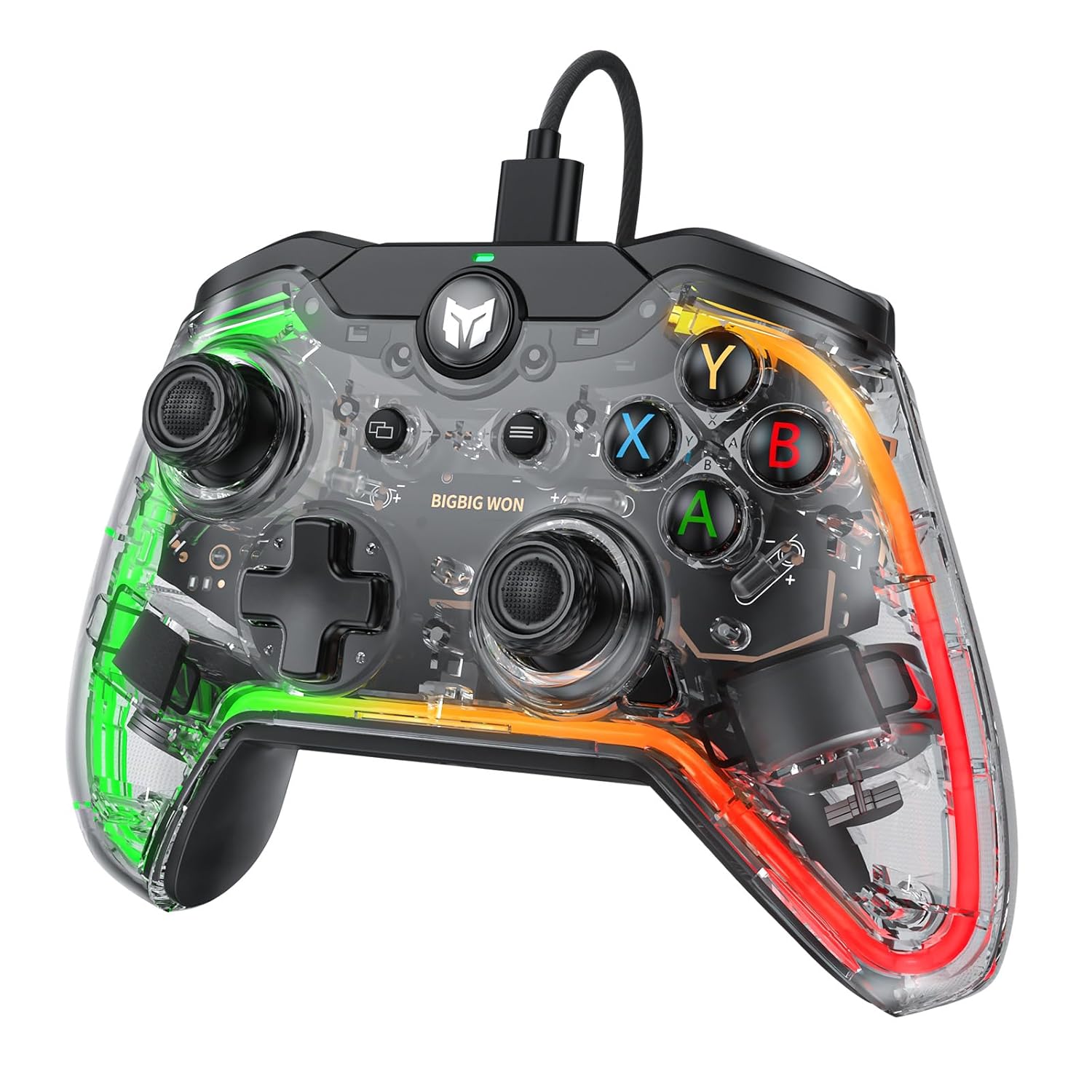 Wired Controllers, BIGBIG WON PC Gaming Controller RGB2