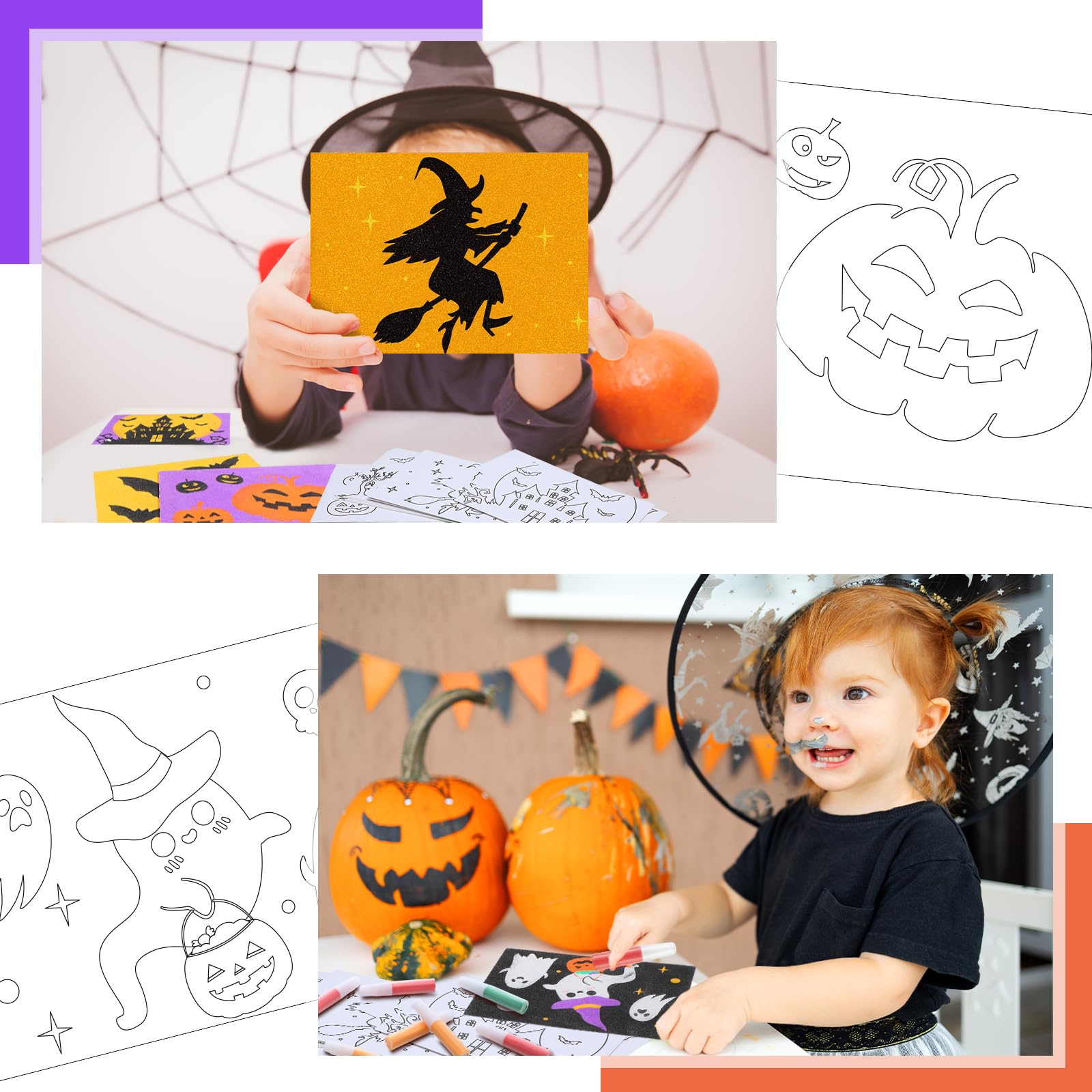ハロウィンカラーサンドアートキット　3セット サンドアート製作キット ハロウィン ハンドメイド - メルカリ