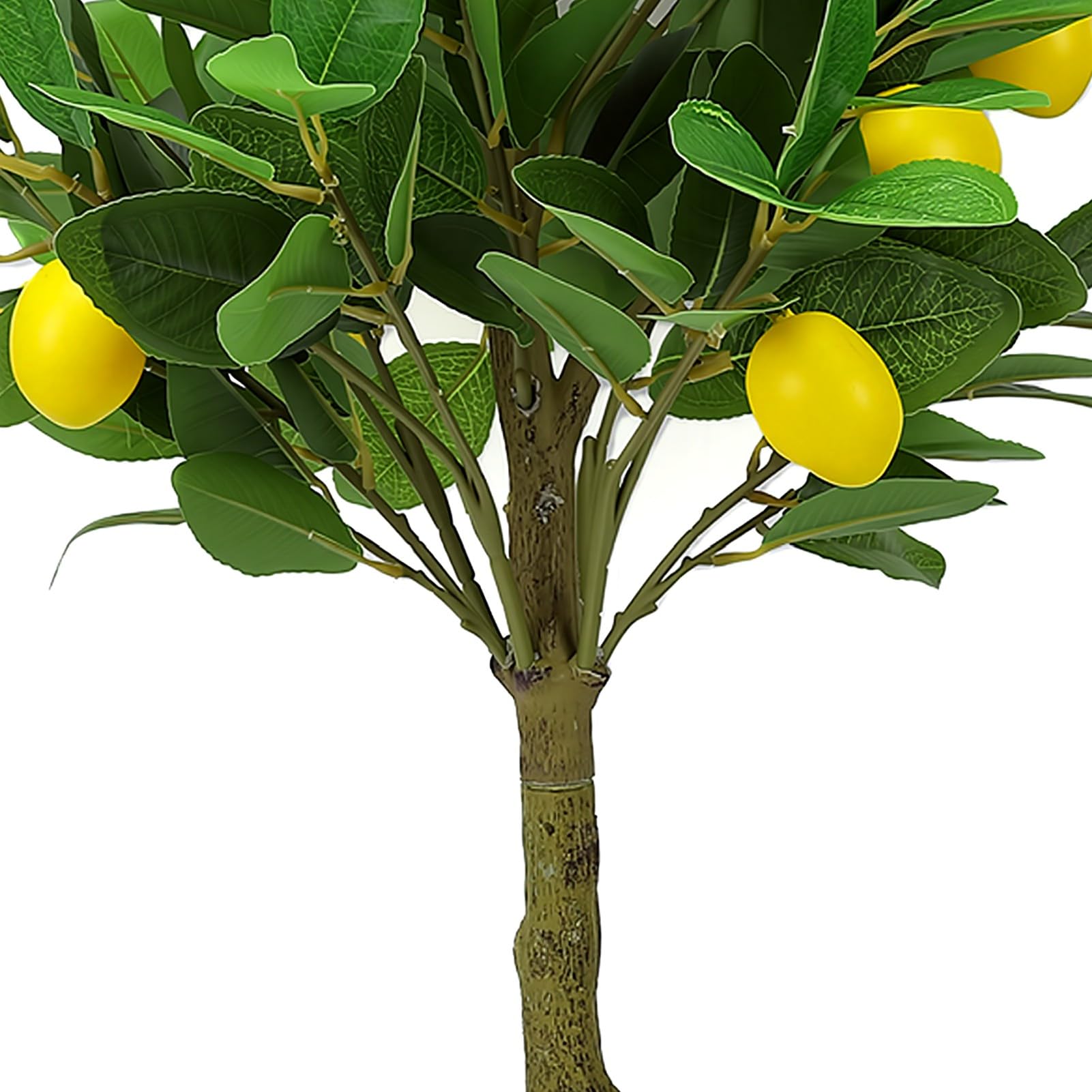 RIZGHWOY Sztuczna Roślina Cytrynowa, Realistyczne Drzewko Owocowe do (80cm)