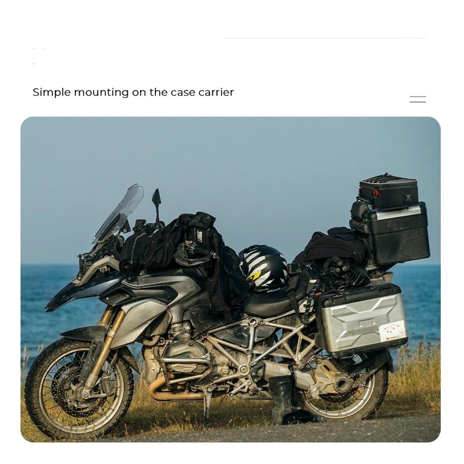 Porte Bagage Sacs À Porte-Bagages Valises pour Vario pour BMW Toit Ouvrant Valise pour Vario pour R1200 1250 GS F750GS F850GS R1200GS R1250GS LC ADV L'Aventure Support