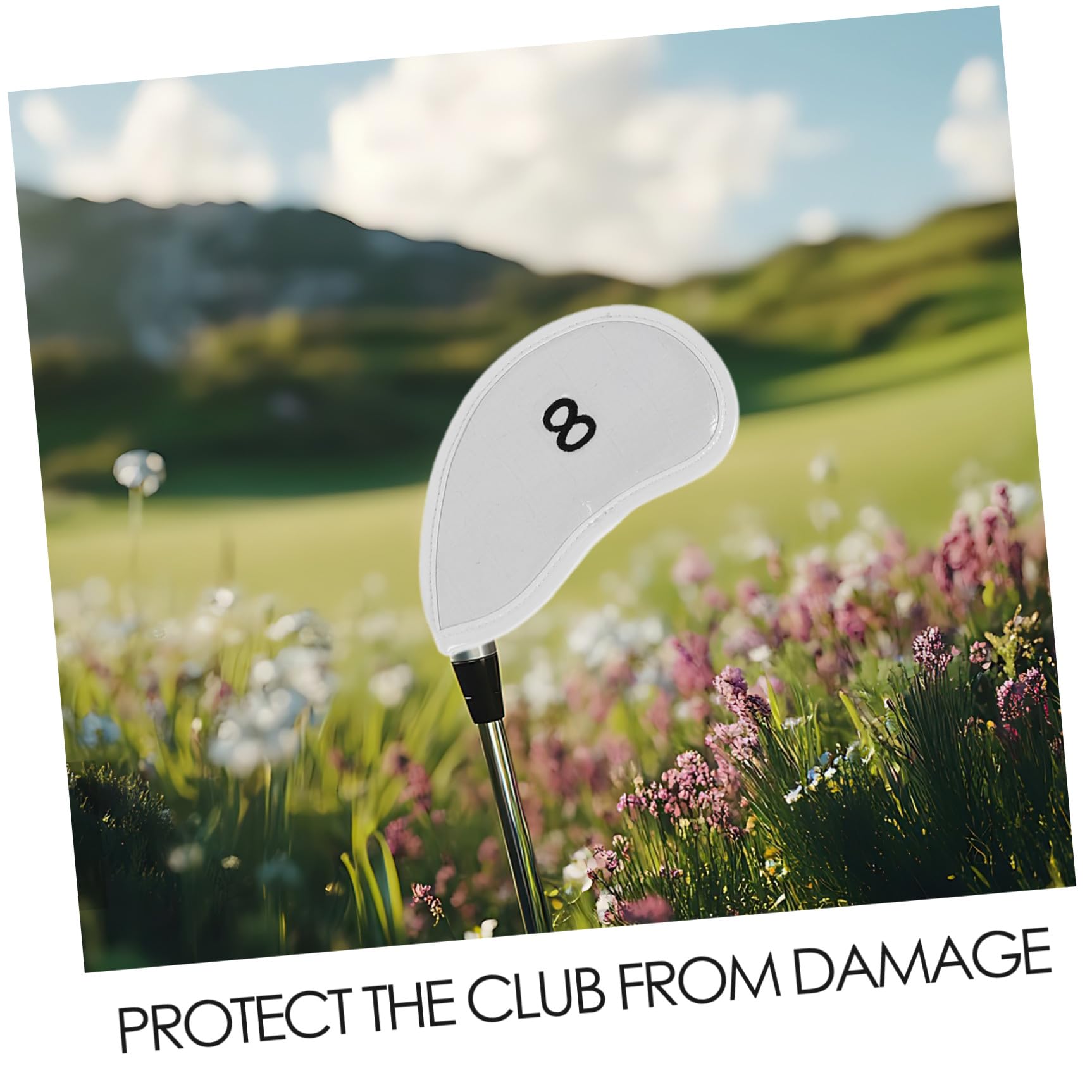 Yardwe 12 Piezas Fundas para Palos De Golf para Hierros De Golf para Diestros