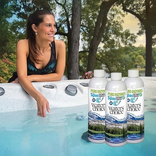 Miniatura 8 de Waters Choice - Paquete de 3 enzimas puras para spas, cuidado del agua de spa natural, limpiador de bañera de hidromasaje, cuidado del agua premium,