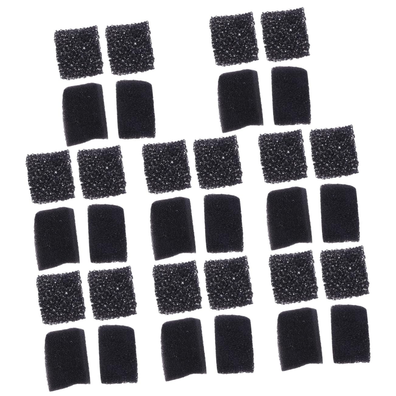 Baluue 32stücke Teiliges Schwarz Halloween Make-up Schwämme Dichte Schwämme Für Spezielle Effekte Blutschminke Und Wunden Für Cosplay Und Halloween-make-up Tragbar Und Leicht Zu