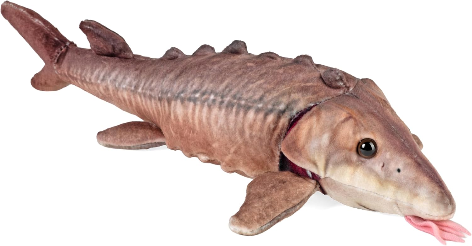 Wild Republic Living Ocean Mini Sturgeon Stuffed Animal - 12"