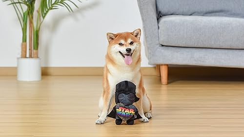 Miniatura 3 de STAR WARS Pride Darth Vader Burst Heart Squeaker - Juguete para mascotas de 9 pulgadas Darth Vader Love Rainbow Squeaky Pet Toy Dog Toys  Regalos de