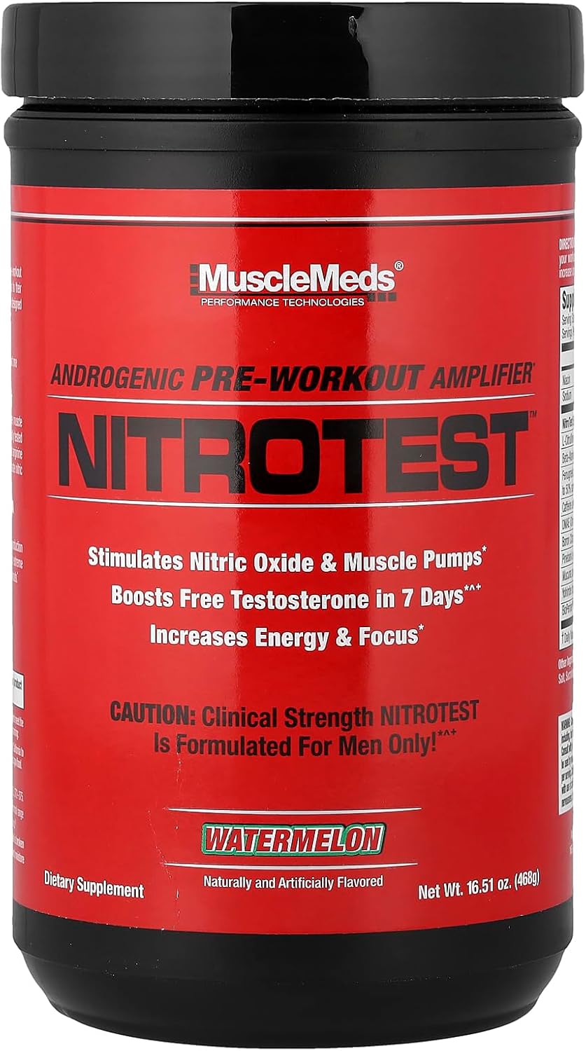 MuscleMeds Nitrotest Pre-Workout Supplement...