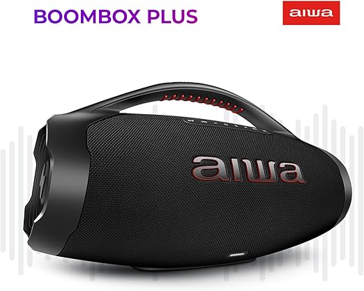Caixa de Som Boombox Plus AIWA BBS-01-B 200W