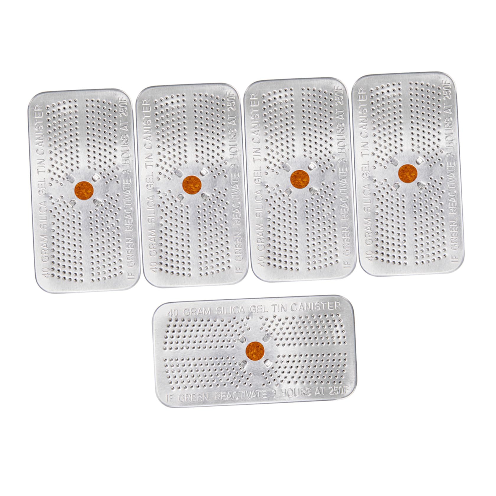 Essiccante di Silice 40 Grammi, 5 Pezzi, Contenitore
