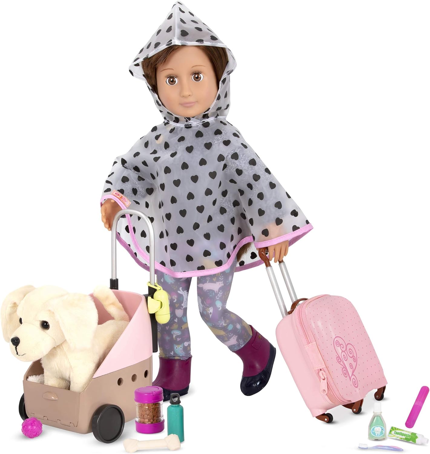 Our Generation Passenger Pets Playset Accessory Set for 18inch Dolls