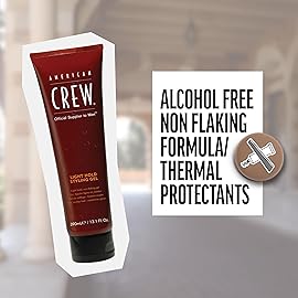 American Crew Men\'s Hair Gel, Light Hold Styling Product Gift for Him, 13.1 fl oz