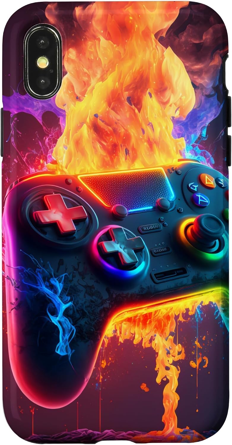 Gamer Aesthetic Graphic Gaming Video Games Boys Teens Kids Case for iPhone X/XS