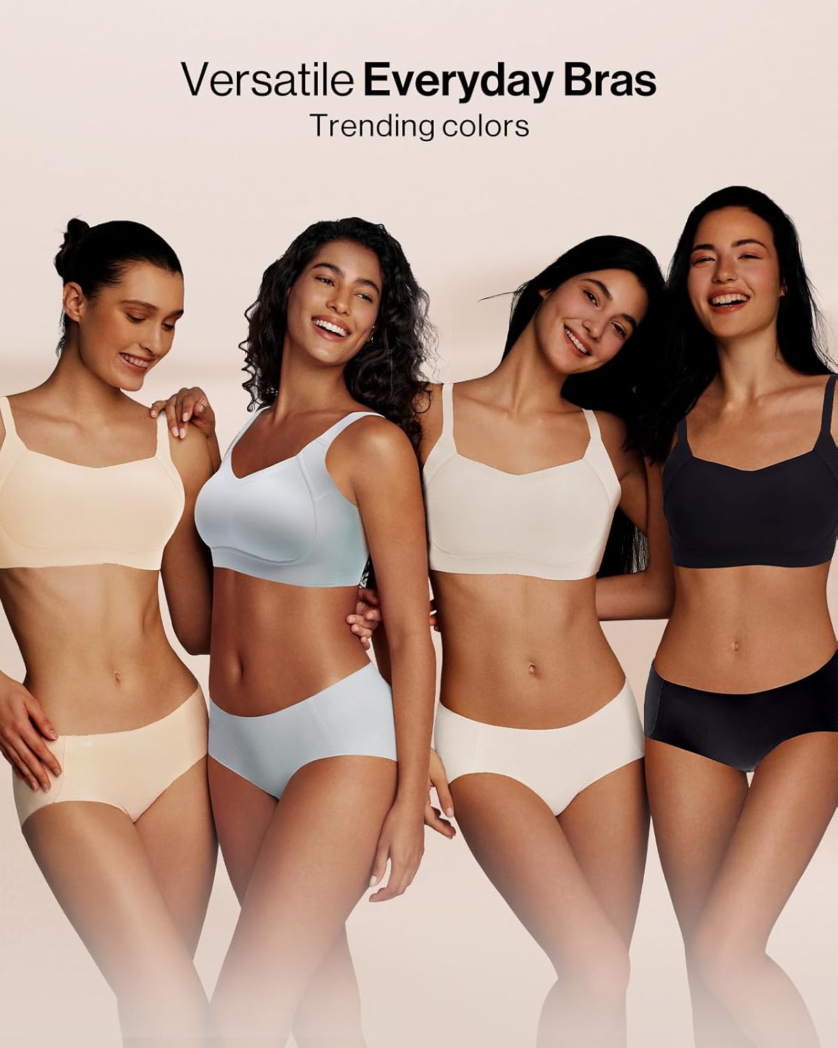 Ubras Lift Support Bra for Women, Full Coverage Push Up Bra no Underwire Petite Size - Image 6