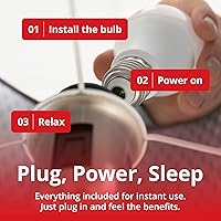 Vista 4 de Revive - Bombilla roja de 670 nm por Gamma - Terapia del sueño - Melatonina que promueve la ayuda natural del sueño