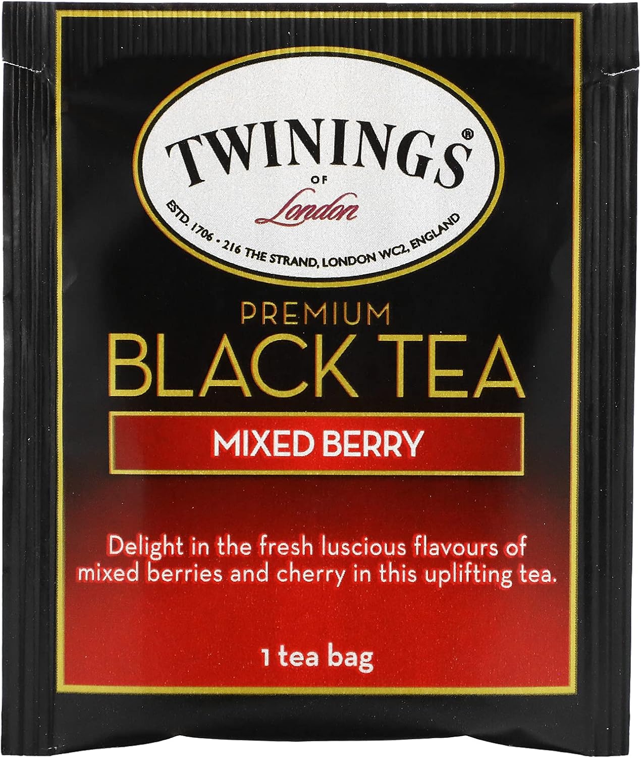 Twinings Premium Mixed Berry Black Tea, 20 Count