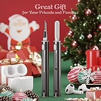 Vista 6 de Kit limpiador para Airpods Pro 1 2 3 pluma de limpieza multifunción con cepillo suave esponja flocado para auriculares Bluetooth, herramientas