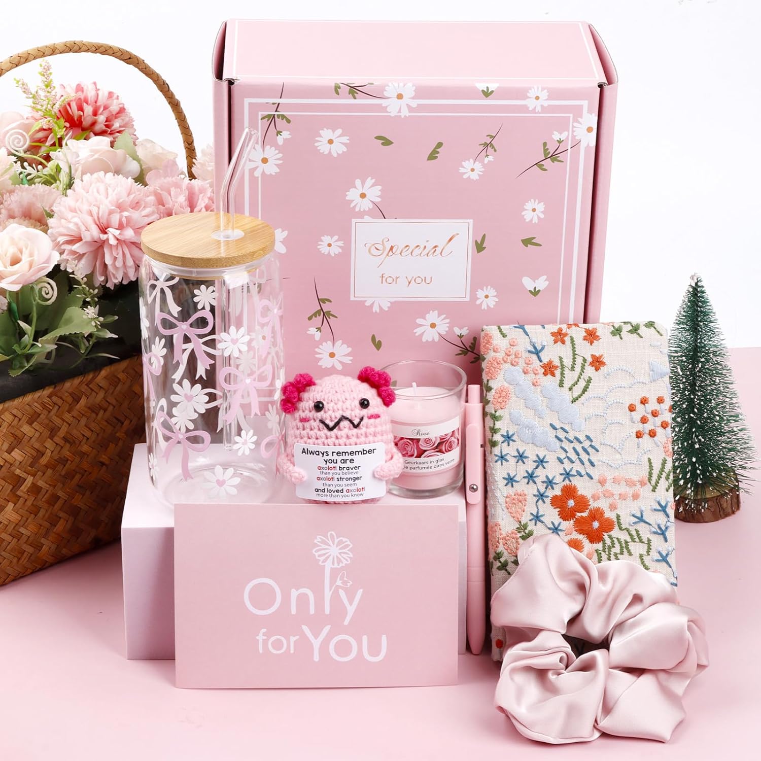 Birthday Gifts for Teen Girls, Teen Girl Gift Trendy Stuff, Teenage Girl Gift, Birthday Christmas Cute Gifts Teen Girls Daughter, Sister, Best Friend Gift Basket for Women (Pink) - Image 4