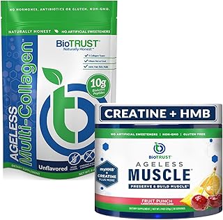 BioTrust Ageless Muscle (Fruit Punch) and Multi Collagen (Unflavored) Bundle