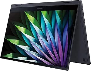 SAMSUNG - Galaxy Book Flex2 Alpha 13.3&#34; QLED Touch-Screen Laptop - Intel Core i7-1165G7-16GB Memory - 512GB SSD - Mystic Black