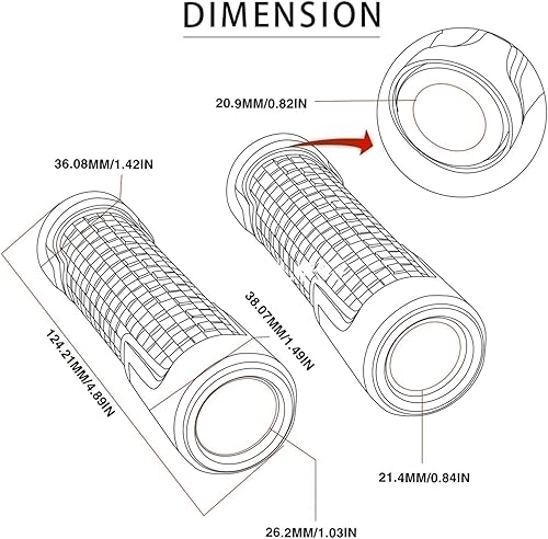 Miniatura 3 de Empuñadura de motocicleta para motocicleta Y&AMAHA Xmax300 X-max 300 FZ-07 MT10 MT09 MT-09 MT-07 FJ-09 FJ-09 FZ-09 2017 2018 (Color plata)