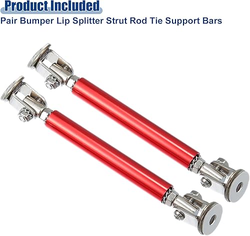 Miniatura 7 de ACROPIX Barras de soporte universales ajustables de aleación de aluminio de 3 a 5 pulgadas, 2.953 in, color rojo, paquete de 2