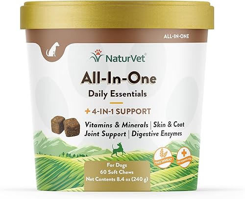 naturvet todo en uno Apoyo para perros, suaves masticables, fabricado en EE. UU., Variados