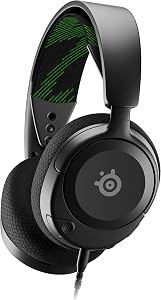 SteelSeries Arctis Nova 1X – Cascos Xbox Con Cable y Multisistema – Controladores Hi-Fi – Audio espacial 360° – Almohadillas de espuma con memoria – Ultraligeros – Xbox, PS5, PS4, PC