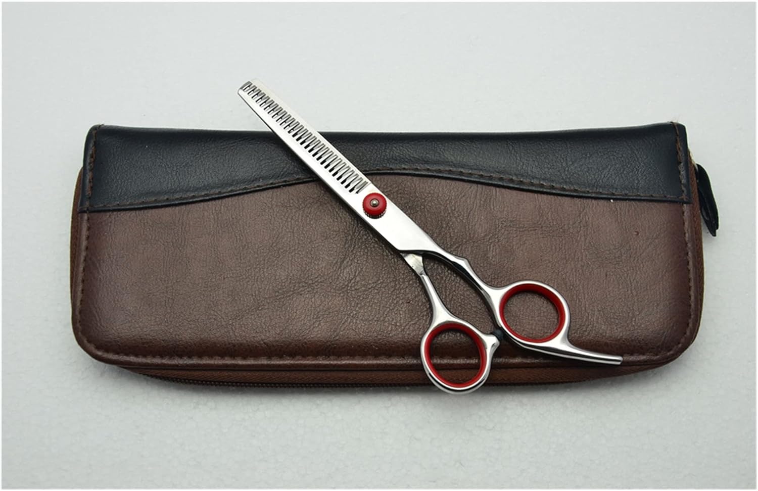 Red Screw Shears, thinning Shears,Hair Scissors, Hair Scissors (Cutting Plus Box) (Cutting Plus Box)