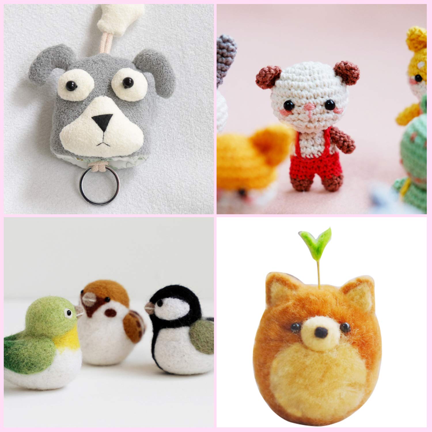 Sharplace 200-teiliges Set Puppenaugen - Schwarze Kunststoffaugen 3-6mm Für Bastelprojekte