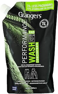 Granger's Performance Wash | 1litre | Cleans, Refreshes and Restores the Appearance of All Outdoor Clothing | Waterproof Jacket Wash | Hiking | Walking