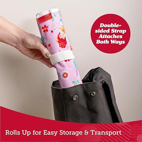 Miniatura 6 de Lusso Gear Funda de mesa con bandeja de avión, organiza los artículos esenciales de viaje para niños, bolsillos de aperitivos y juguetes para