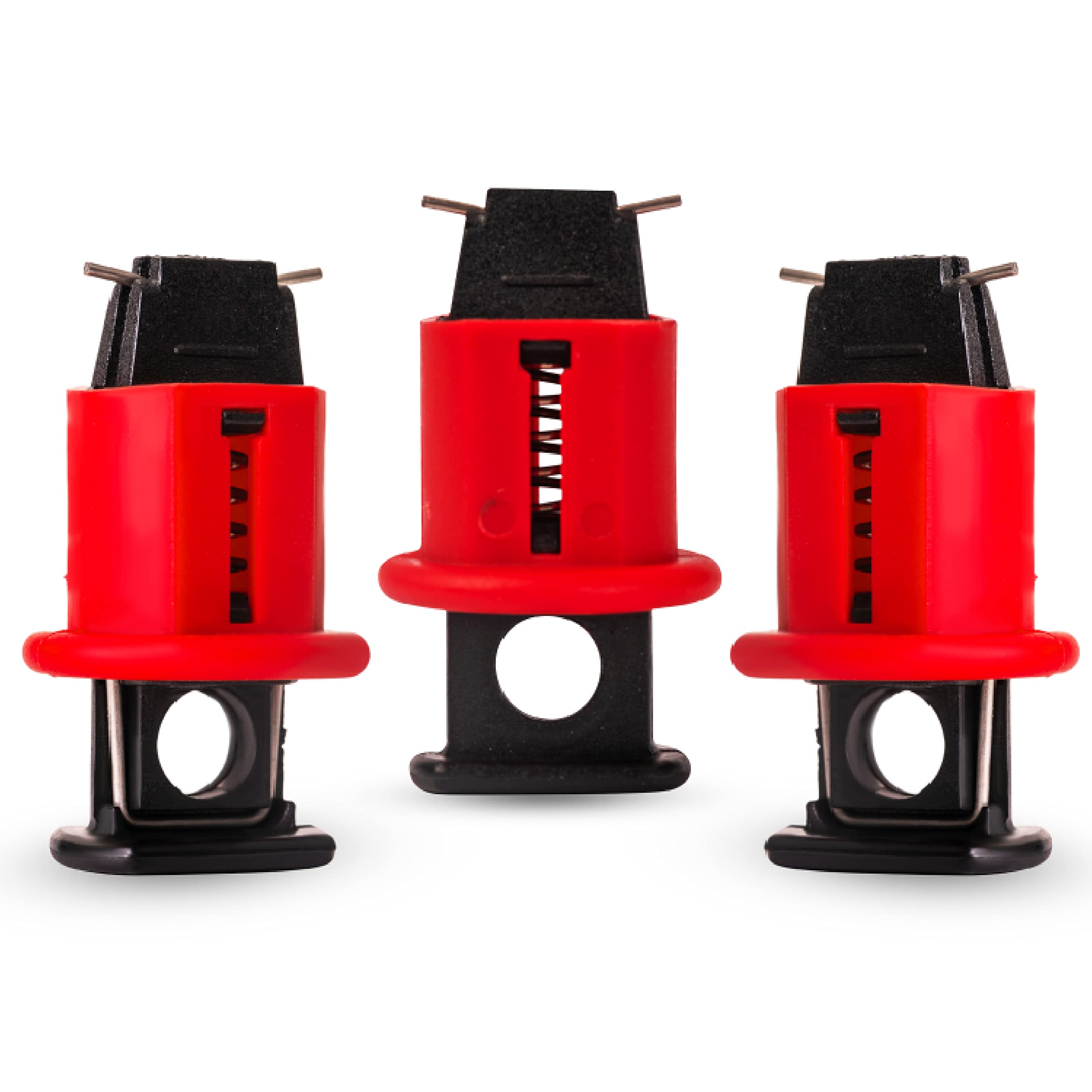 TRADESAFE Circuit Breaker Lockout Device - 3 Pack Pin Out Standard Miniature Breaker Lock, Industrial Grade Breaker Switch Lock, Loto Device for Electrical Lockout, OSHA Compliant