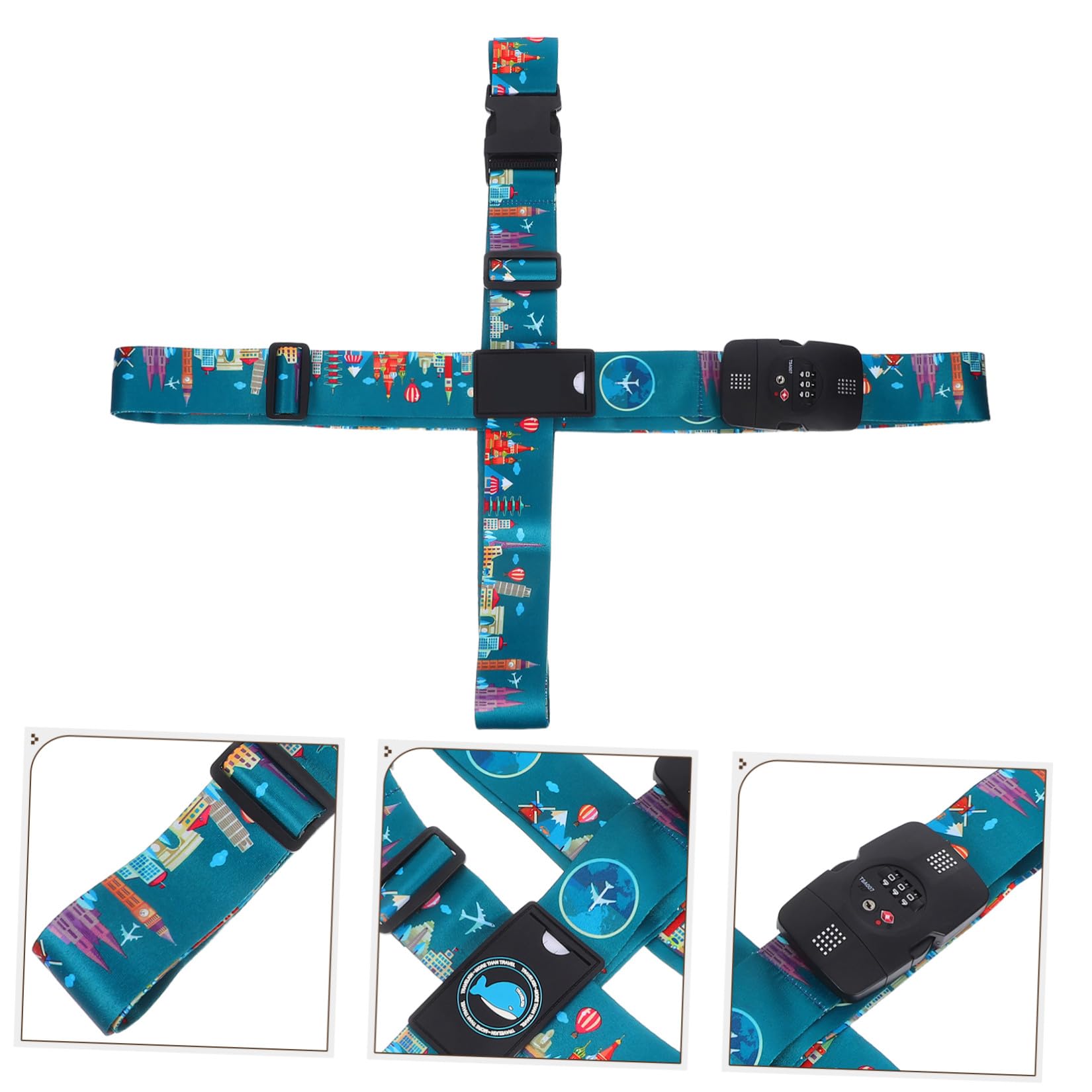 TOPBATHY Correa TSA con Combinación de Cerradura Equipaje de Viaje