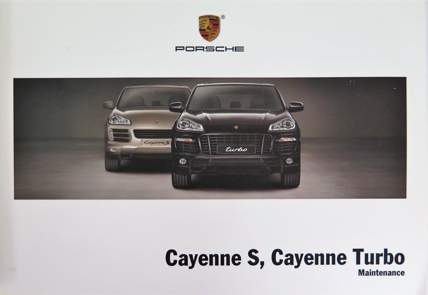 Cover of the Porsche Cayenne S, Cayenne Turbo Maintenance manual