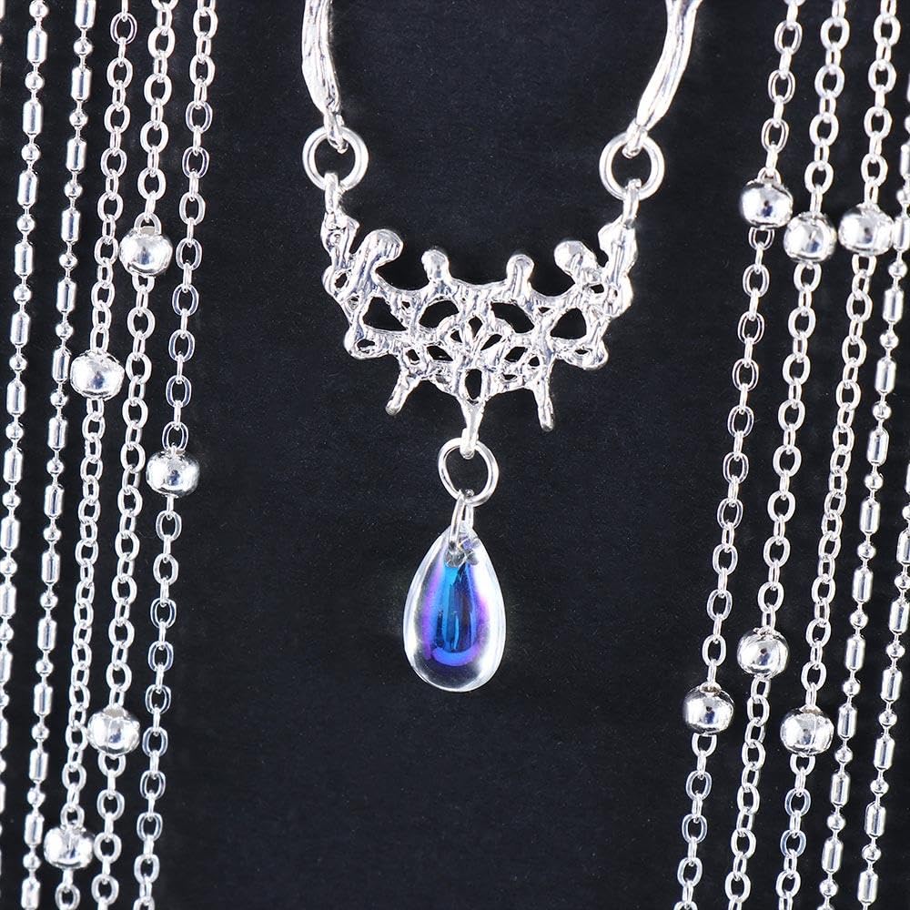 Kopida Rhinestone Tassel Head Chain Headwear Shinning Crystal Forehead Headband Wedding Bridal Hair Chain Headpiece for Women Girls Hair Jewelry Chinese Style Hair Accessories - Image 4